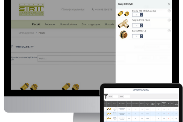 Platforma B2B z integracją Subiekt GT i procesami kanban
